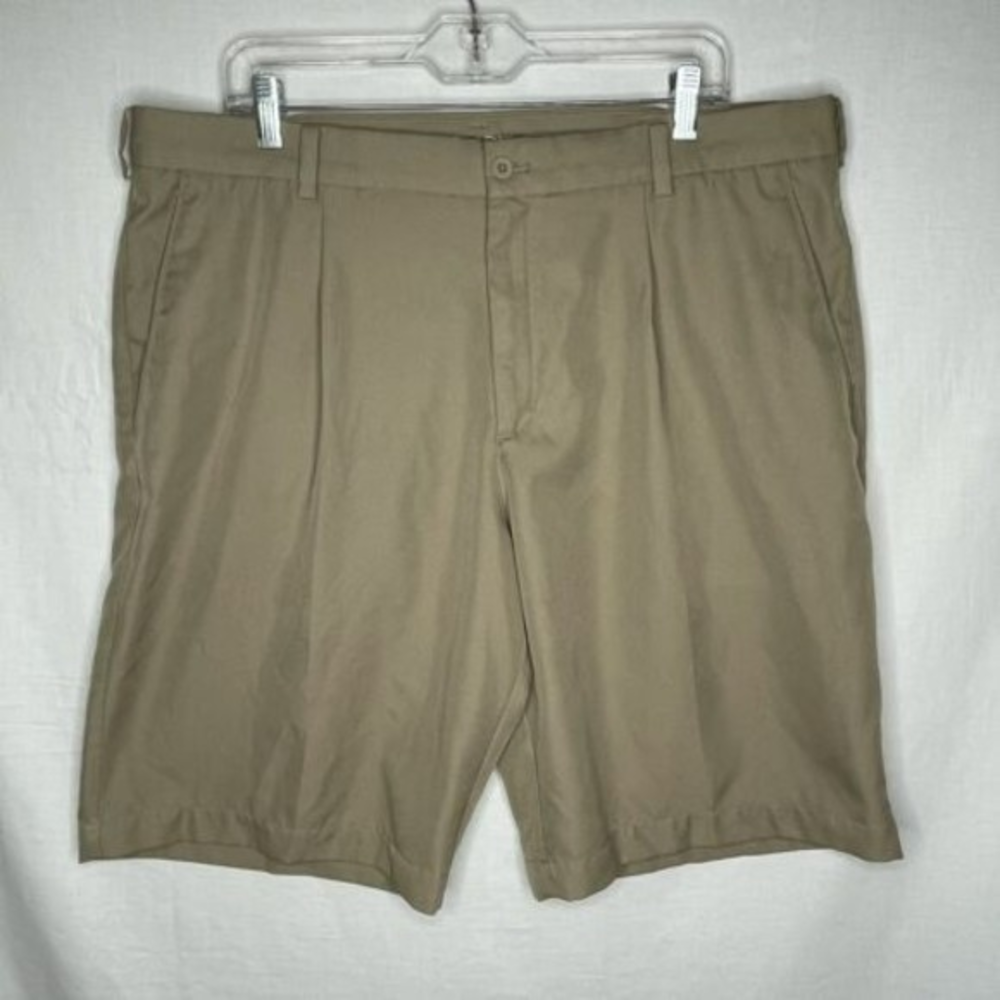 Nike Shorts‎ Mens 38 Brown Tan Golf  Outdoors Athletic Golfer Dark Khaki 38x10